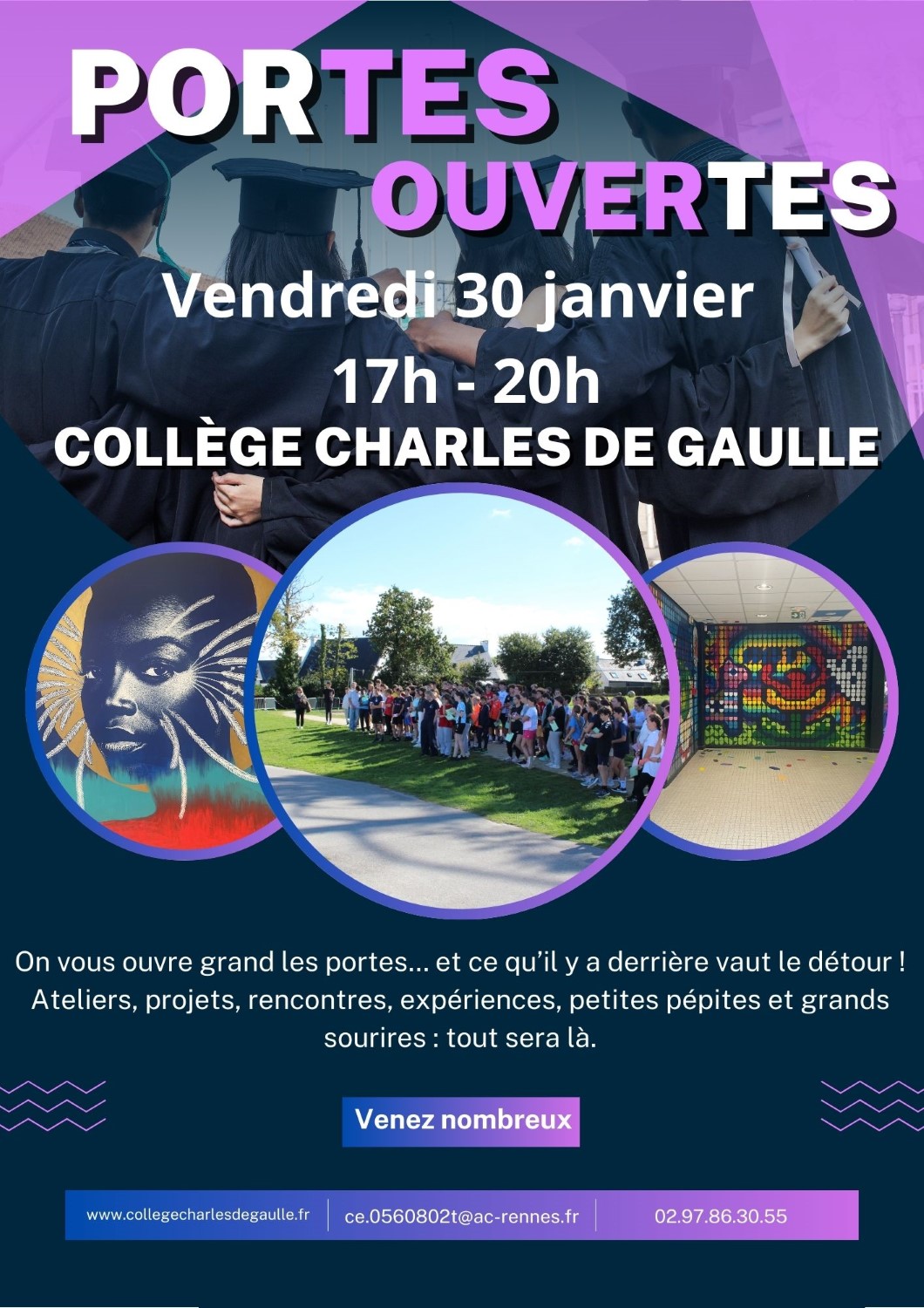 portes ouvertes college charles de gaulle ploemeur