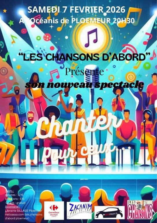 affiche spectacle les chansons d'abord océanis 7 février 2026